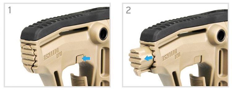 Crosse IMI Defense STS "Sopmod" pour AR15 et M16
