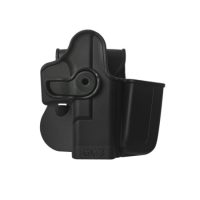 IMI-Z1023 Polymer Retention Gun Holster Level 2 with integrated magazine pouch for Glock aresmaxima.com