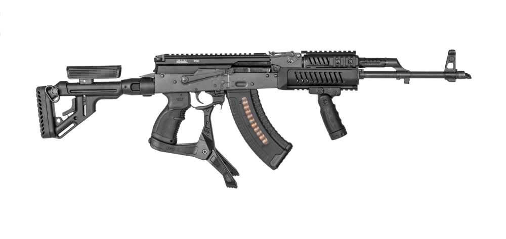 Bi-Pied Tactique AK-Podium de Fab Defense pour Fusils AK47, AK74 & AKM aresmaxima.com