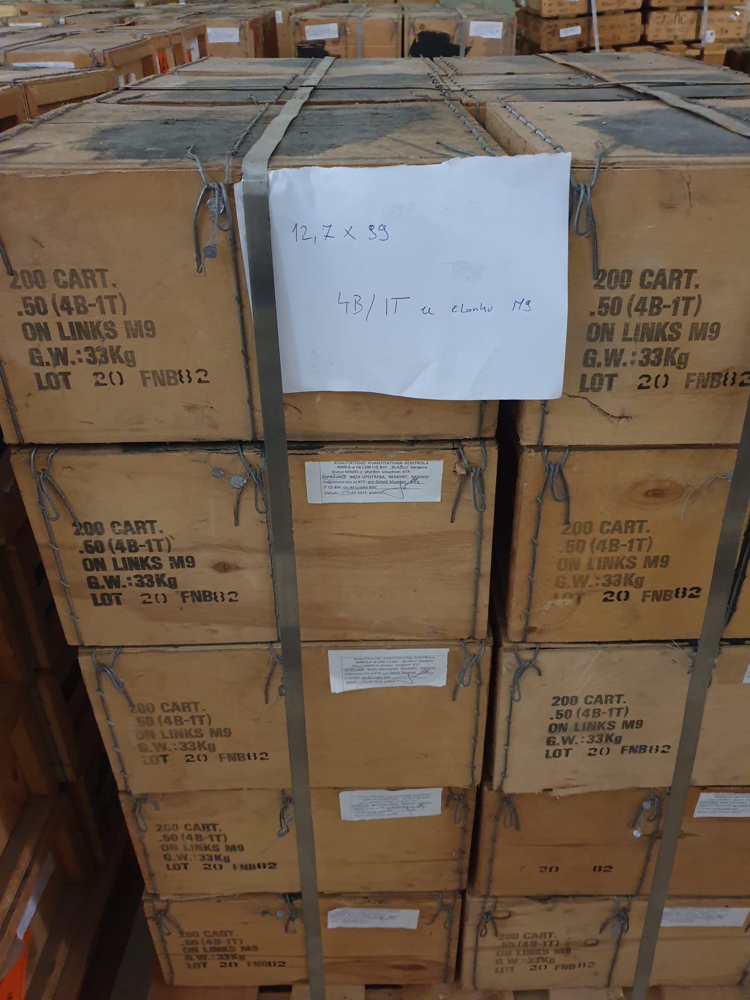 Ares military .50 cal M33 ball aresmaxima.com