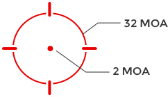 holosun reddot RED 32/2MOA aresmaxima.com