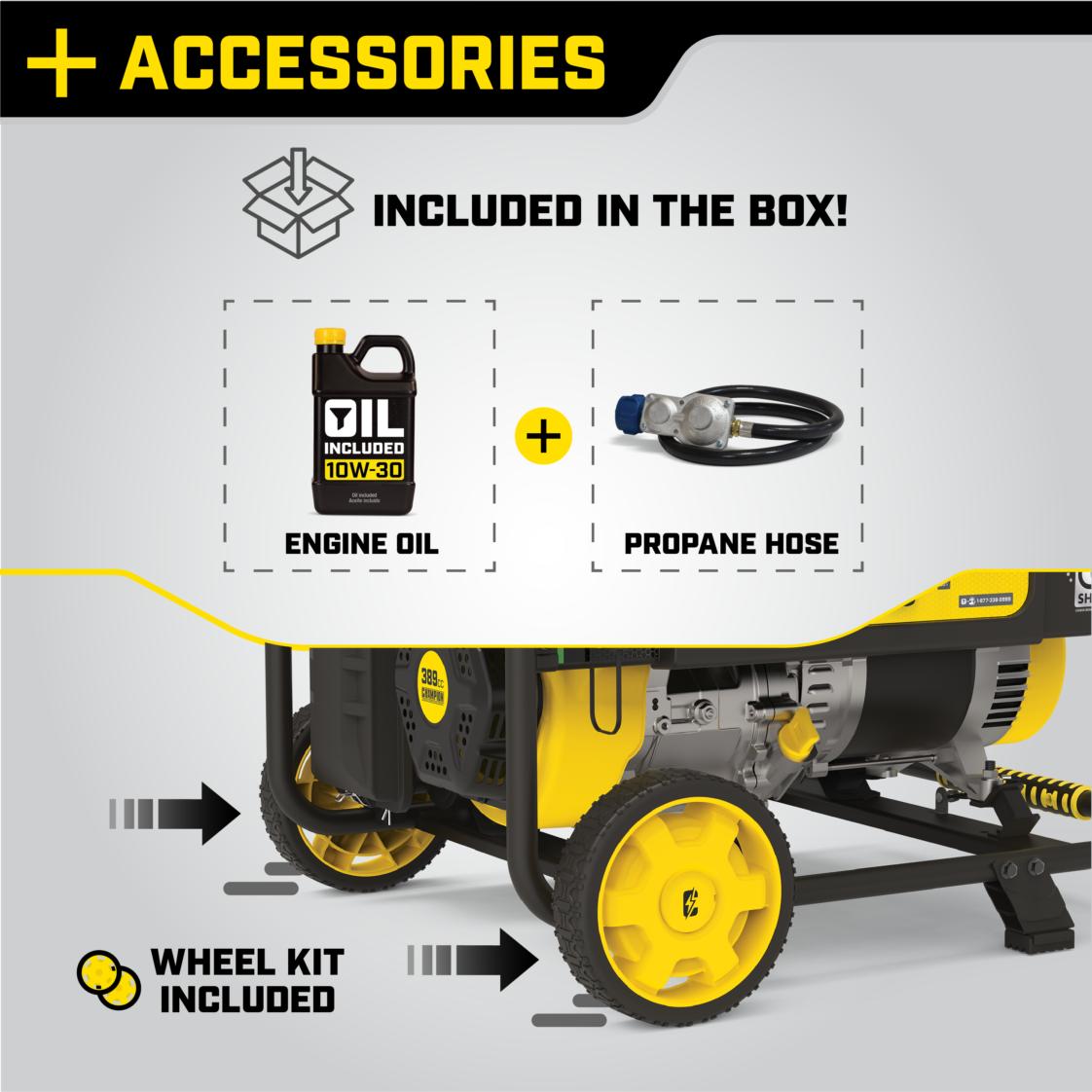 Champion 6250-Watt Dual Fuel Generator aresmaxima.com