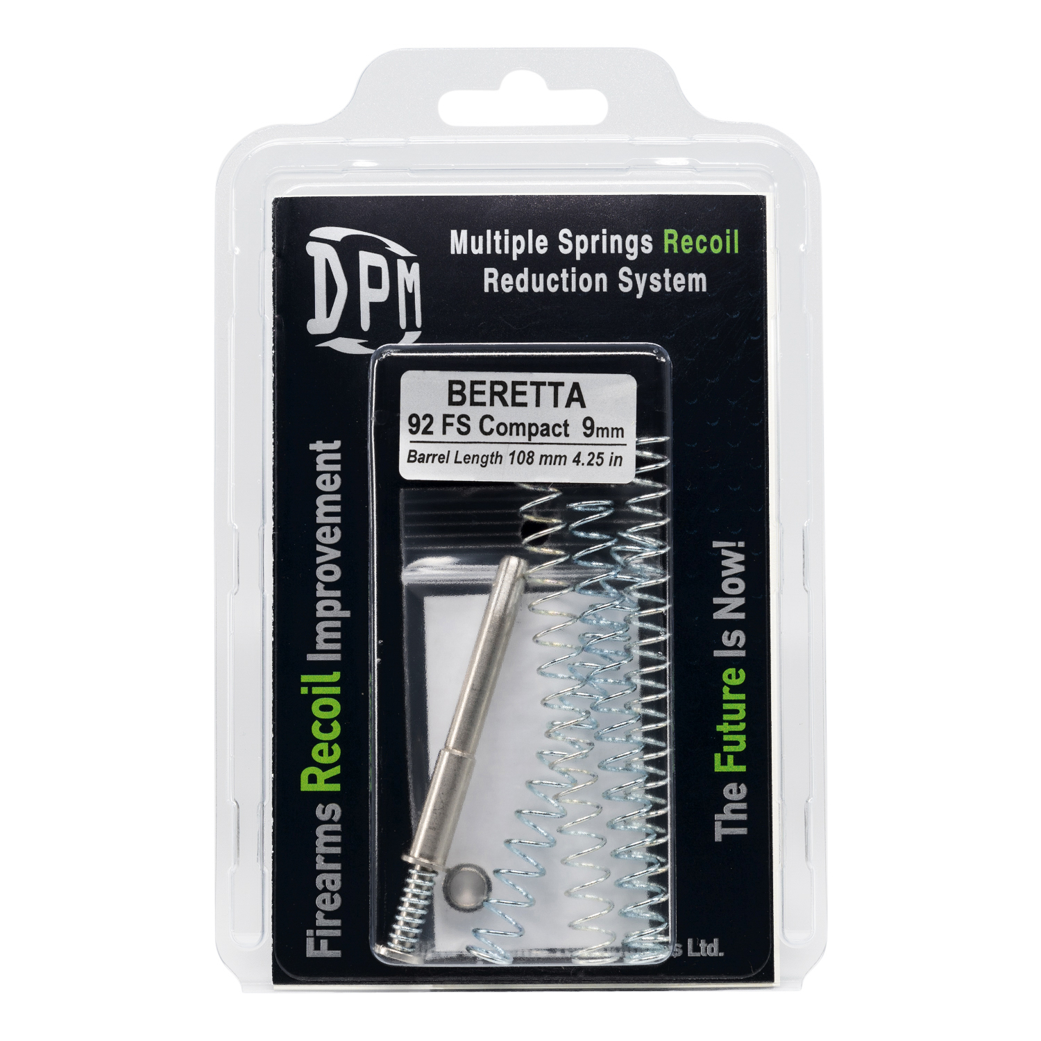 DPM MRRS for Beretta 92 FS Compact 4.25" Recoil Reduction Spring DPM Systems aresmaxima.com