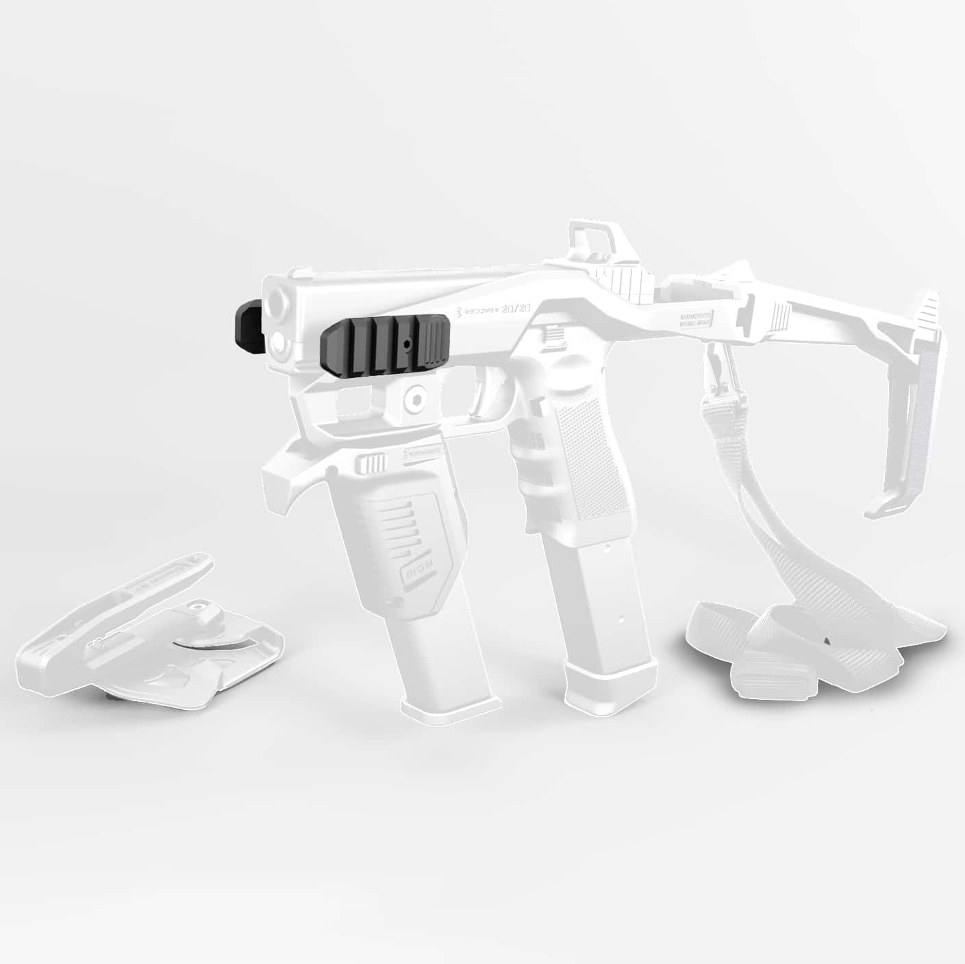 Recover Tactical® Stabilizer Picatinny Side Rails aresmaxima.com