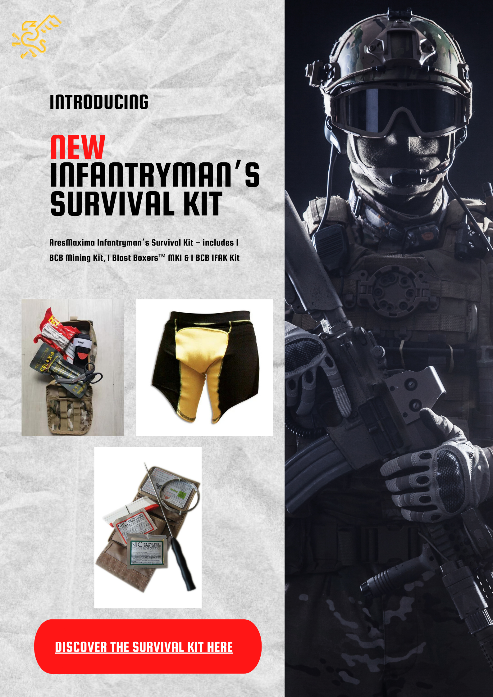 Ares Infantryman's Survival Kit aresmaxima.com