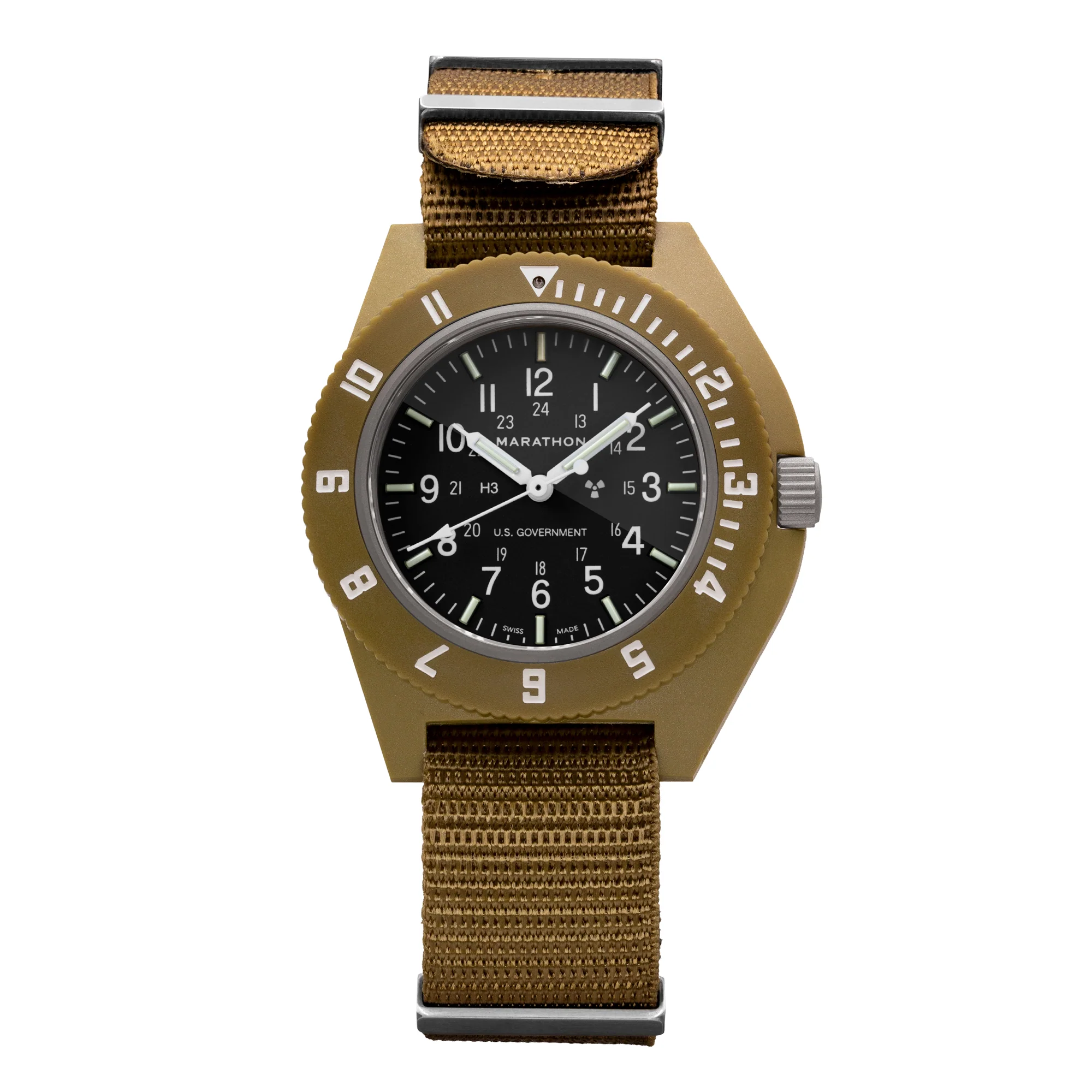 MARATHON 41mm Desert Tan Pilot's Navigator aresmaxima.com