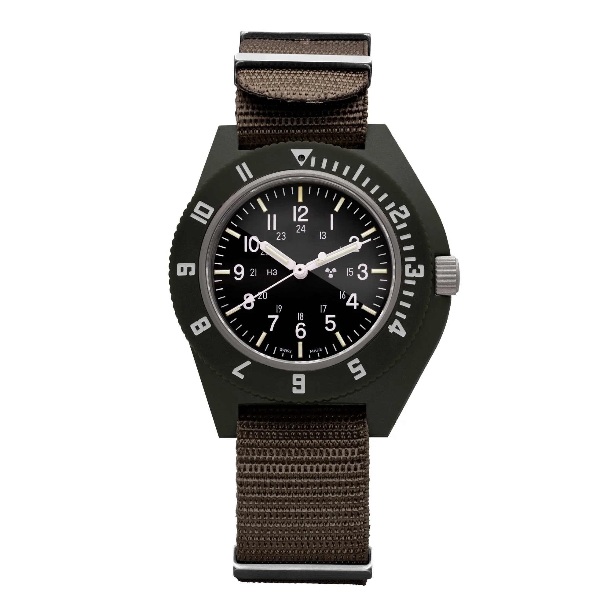 Marathon 41mm Sage Green Pilot's Navigator aresmaxima.com