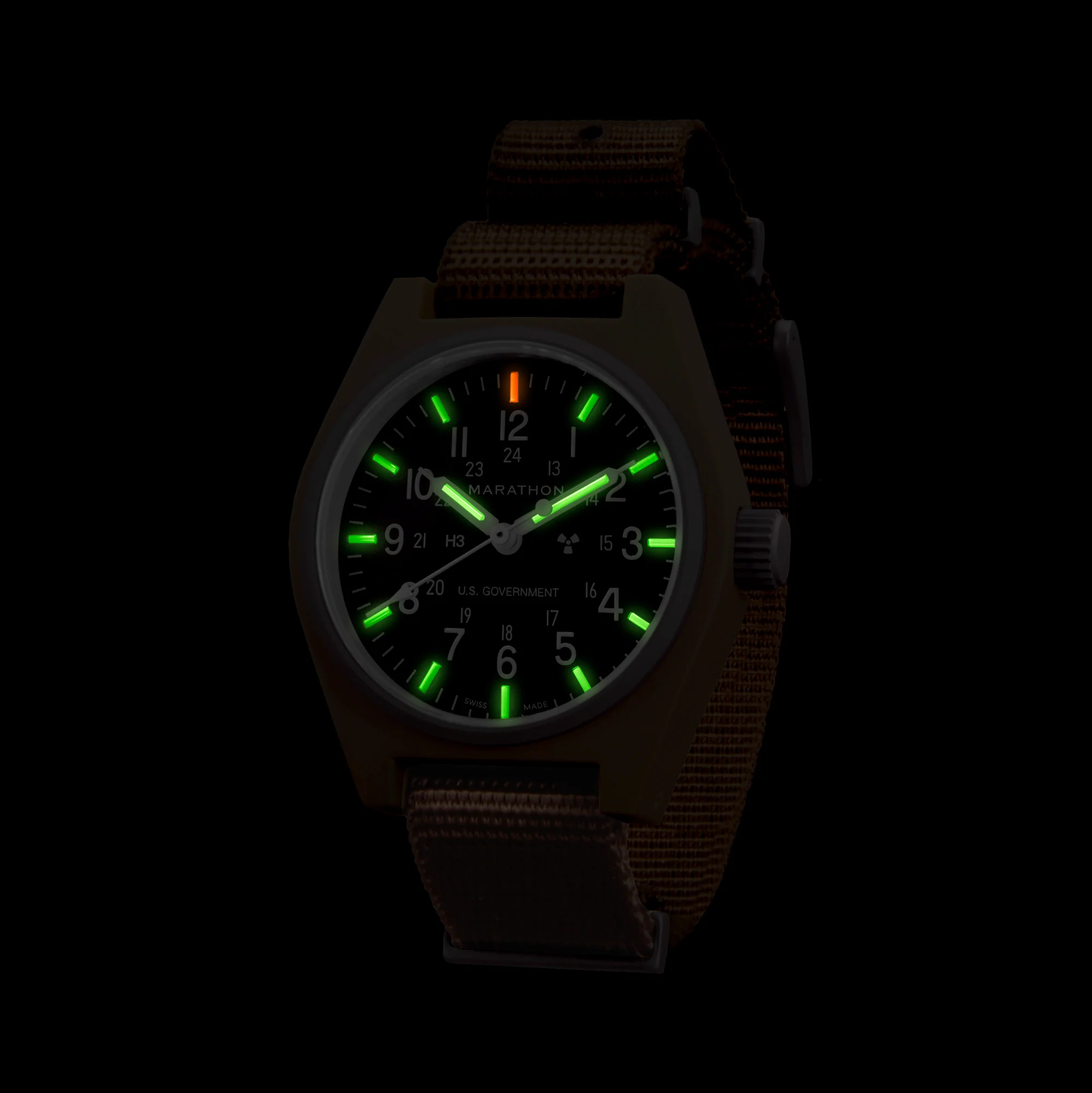 MARATHON 34mm Desert Tan General Purpose Quartz (GPQ) aresmaxima.com