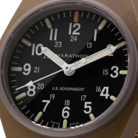 Marathon 34mm Desert Tan General Purpose Quartz with MaraGlo (GPQ) aresmaxima.com