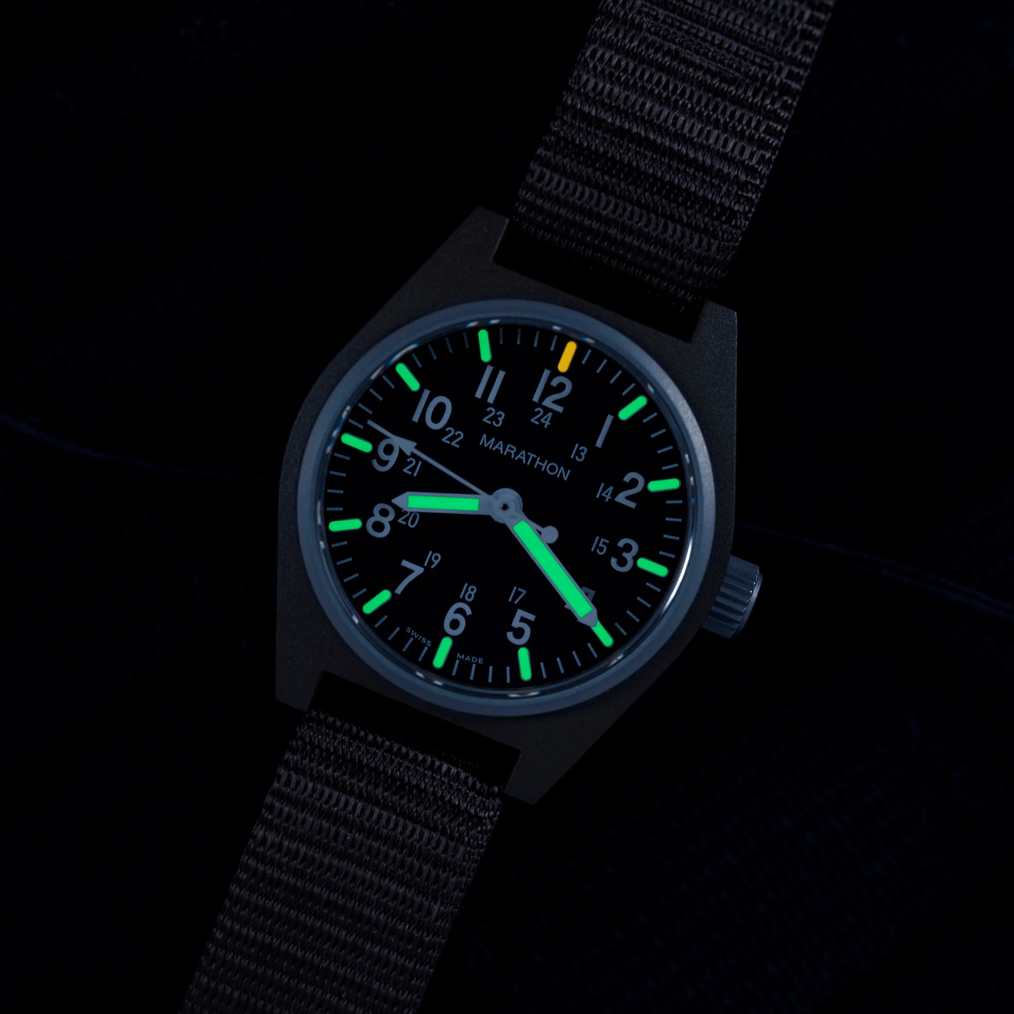 Marathon 34mm Sage Green General Purpose Quartz with MaraGlo (GPQ) aresmaxima.com