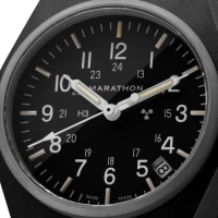 Marathon 34mm Black General Purpose Quartz with Date (GPQ) aresmaxima.com