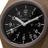 Marathon 34mm Desert Tan General Purpose Quartz with Date (GPQ) aresmaxima.com Marathon 34mm Desert Tan General Purpose Quartz with Date (GPQ) aresmaxima.com