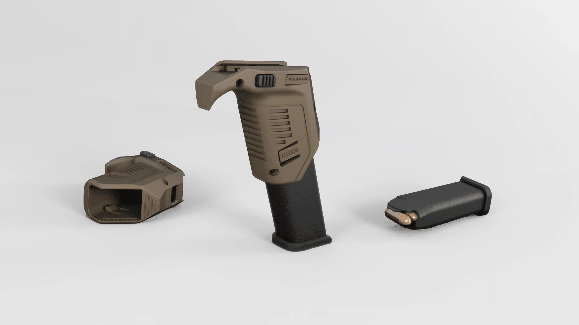 Recover tactical MG9 Angled Mag Pouch For Glock Magazines aresmaxima.com