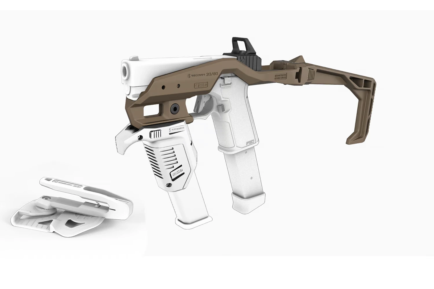 Recover Tactical® 20/80 Stabilizer Kit for Polymer80 aresmaxima.com