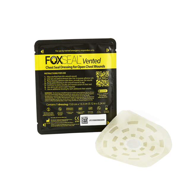 FOXseal Vented Chest Seal aresmaxima.com