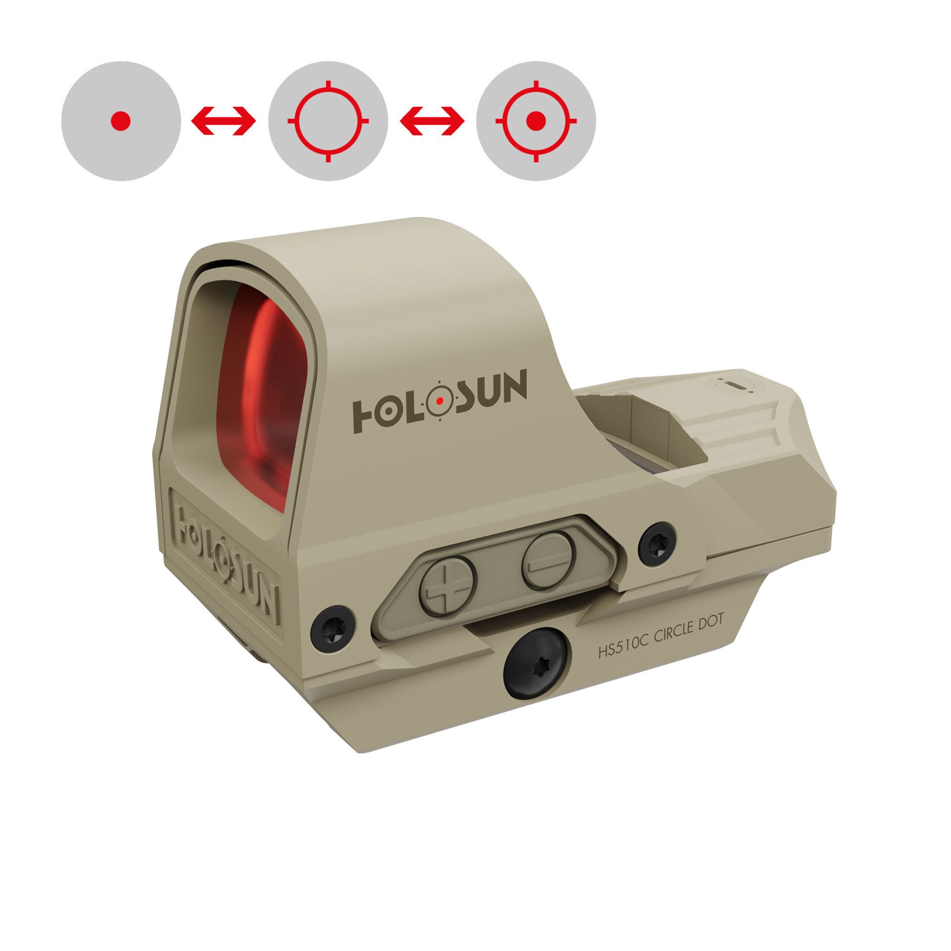 Holosun HS510C FDE (Red Dot) aresmaxima.com