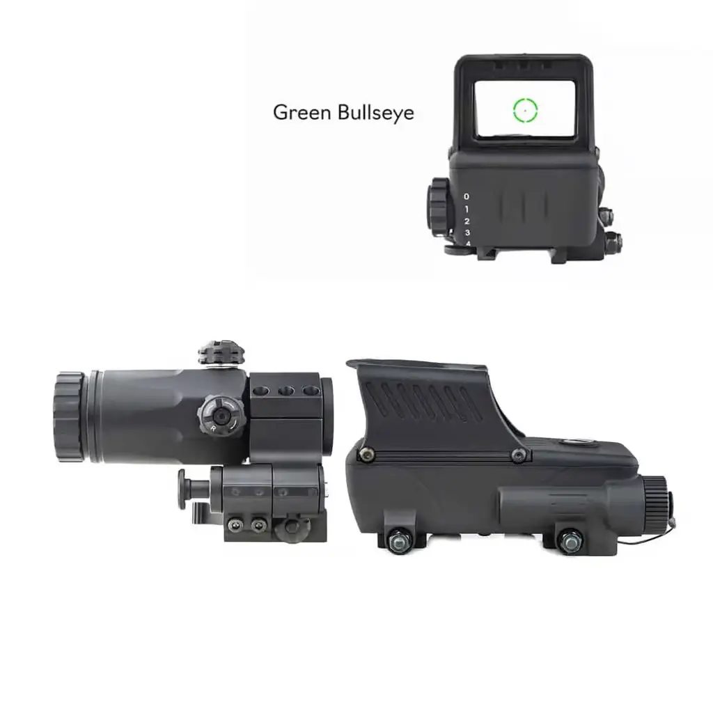 Meprolight bundle MEPRO RDS PRO V2 Red Dot Green Sight and Mepro X3 MX3-F aresmaxima.com