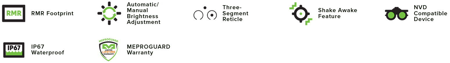 Meprolight MPO PRO-F pistol optic BULLSEYE RMSC aresmaxima.com