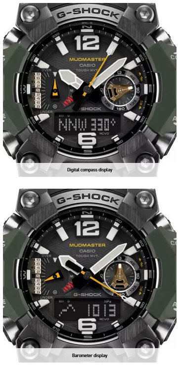 Casio MASTER OF G - LAND MUDMASTER GWG-B1000-3A aresmaxima.com