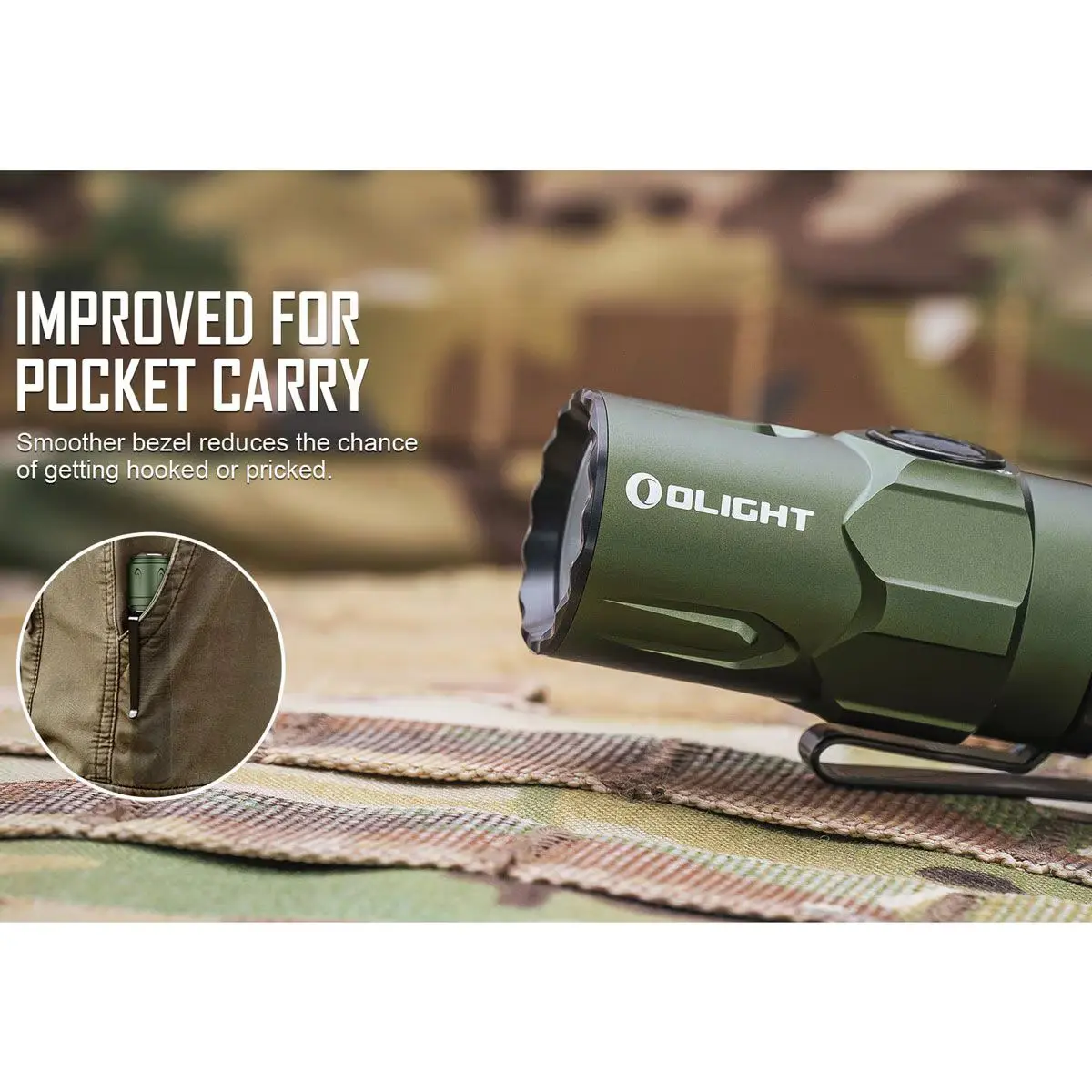 Lampe Torche Olight WARRIOR 3S GREEN aresmaxima.com