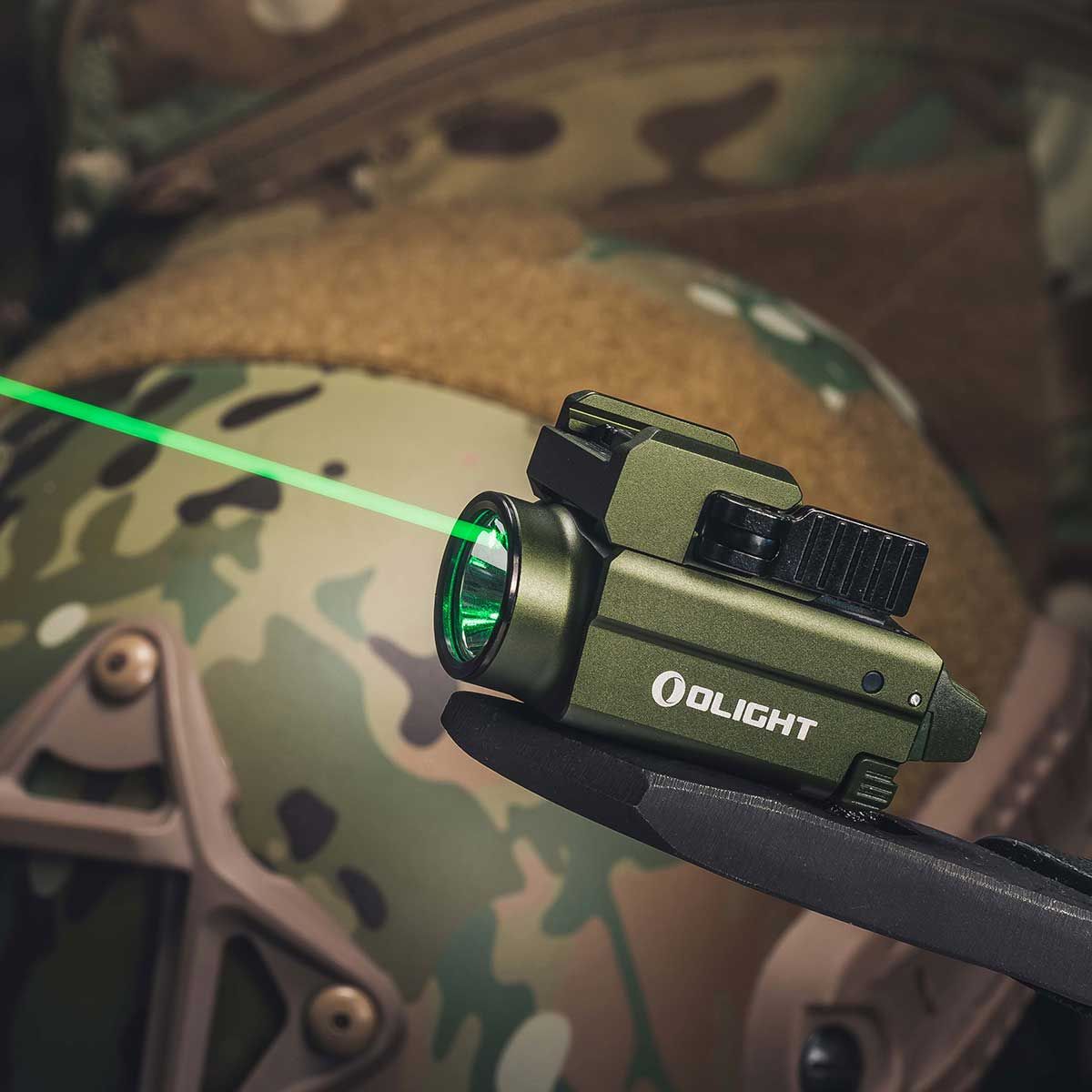 Lampe Laser pour arme Olight Baldr S OD GREEN (Laser Vert) aresmaxima.com