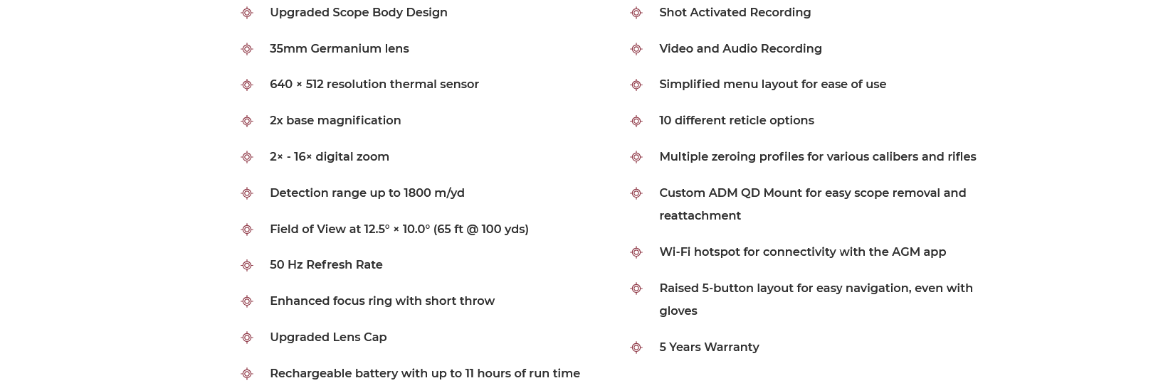 AGM RATTLER V2 TS35-640 product page aresmaxima.com