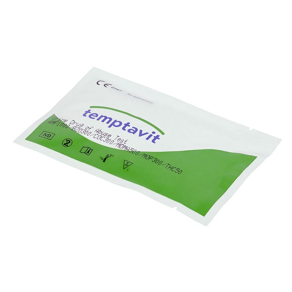 Test par bandelette TEMPTAVIT MultiTy Drug - 9 substances aresmaxima.com