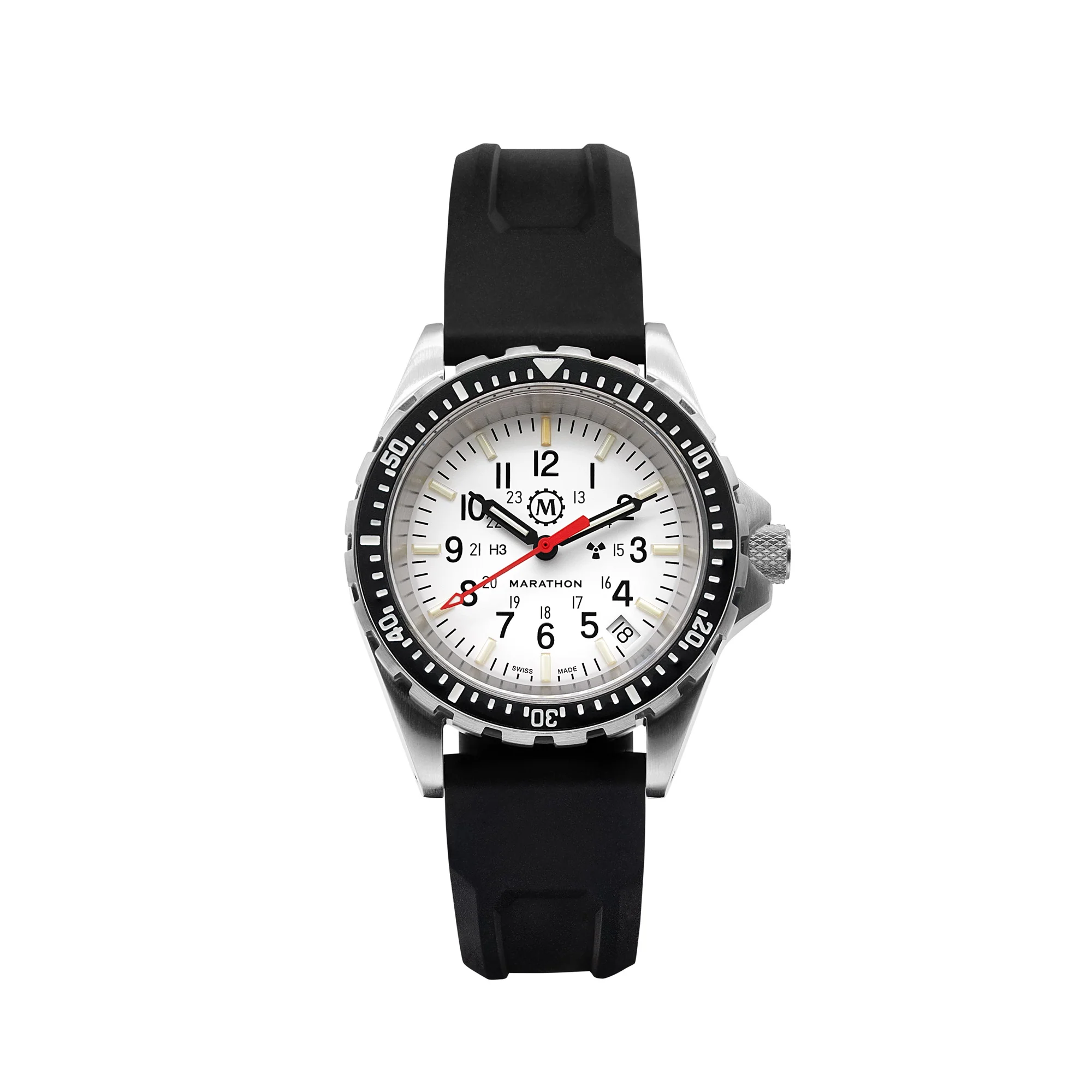 Marathon MSAR Arctic Quartz (36mm) bracelet caoutchouc