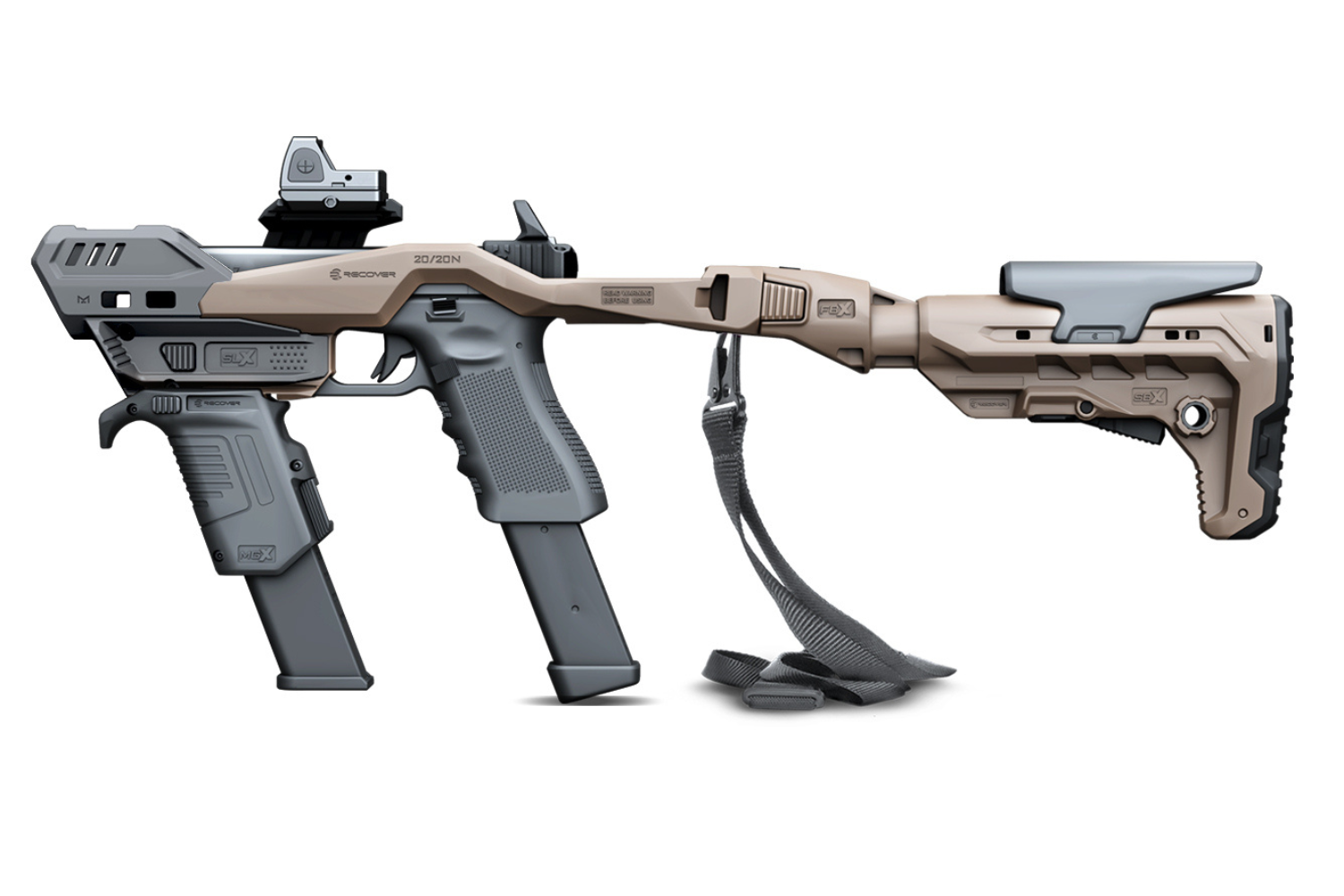 Recover Tactical 20/20X pour pistolets Glock aresmaxima.com