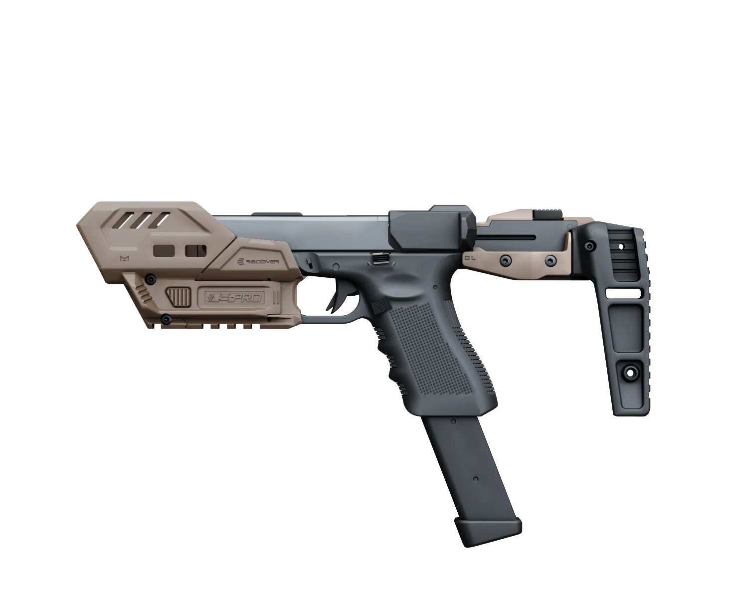 Recover Tactical S-PRO pour pistolets Glock aresmaxima.com