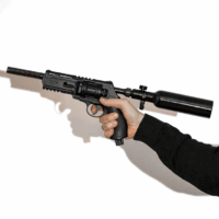 Cartouche CO² et sa crosse pour HDR.68 aresmaxima.com